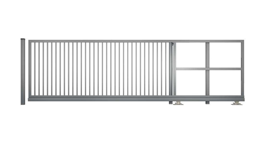 Schiebetor Modell Kiel – Freitragendes Torsystem
