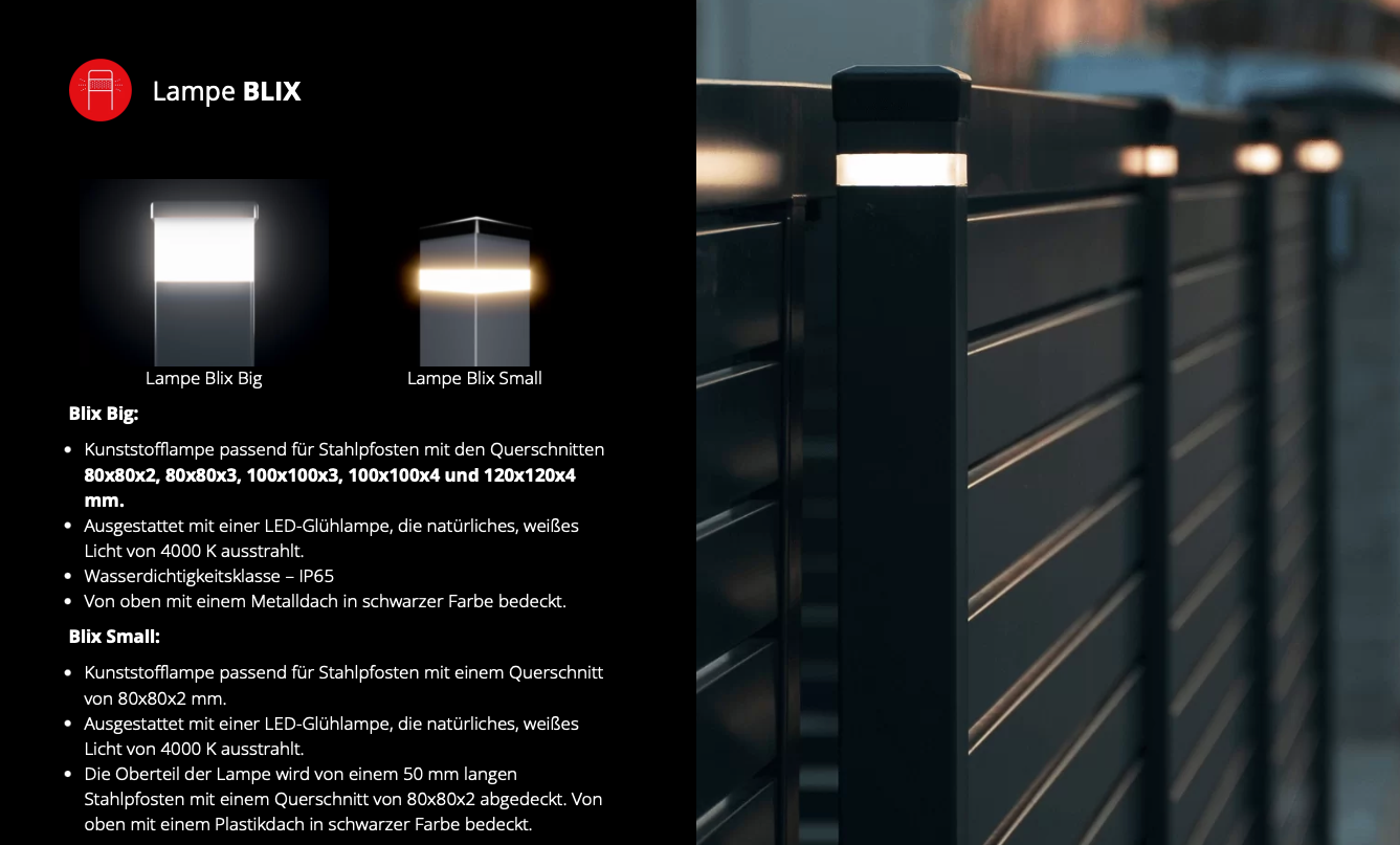 LED Licht und Edelstahlgriffe
