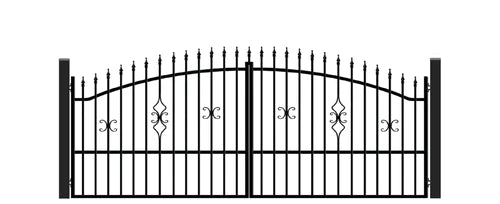 Einfahrtstor Bellevue Hoftor Doppelflügeltor