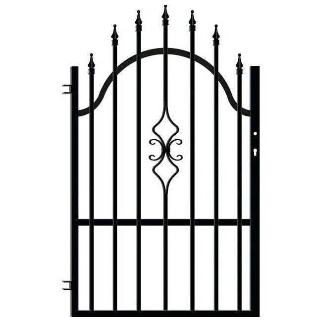 Bellevue Pforte 94 cm x 150 cm wählbar schwarz oder anthrazit