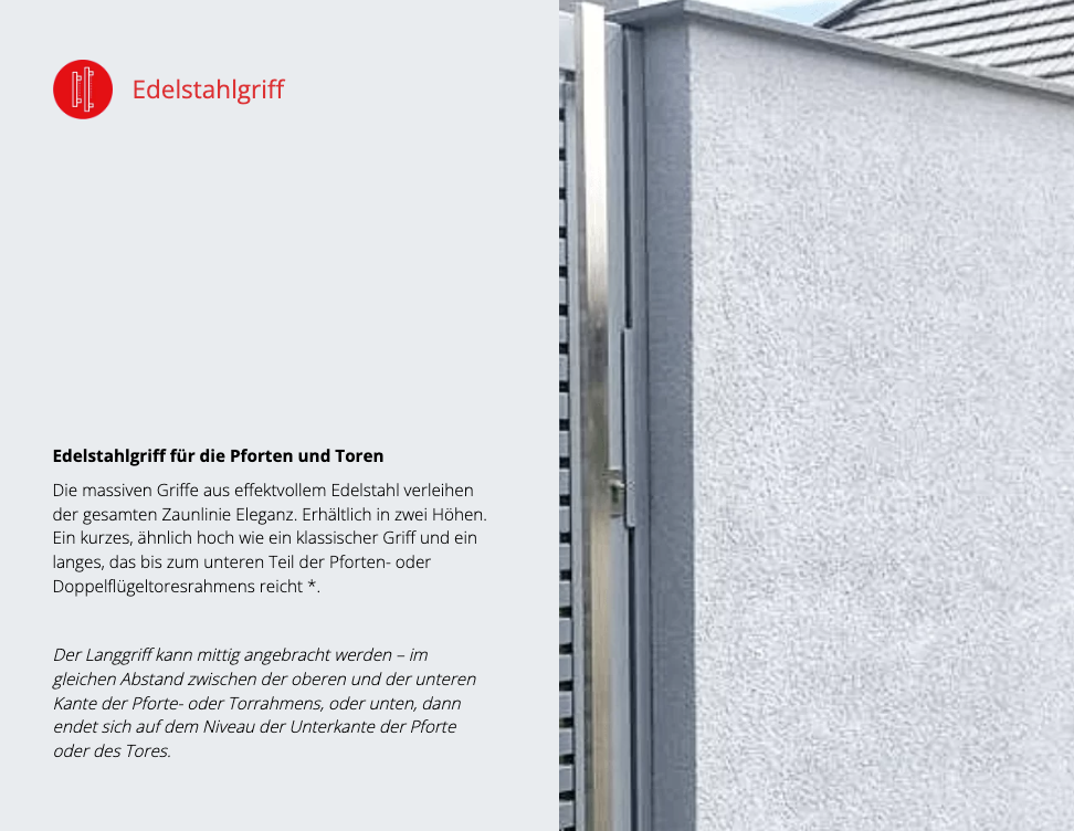 LED Licht und Edelstahlgriffe