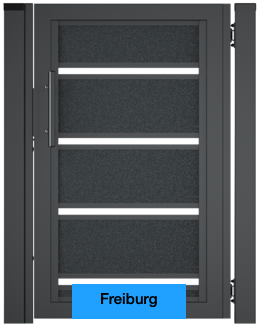 Freiburg Pforte Eingangstür Gartentür verschiedene Farben mehrere Größe