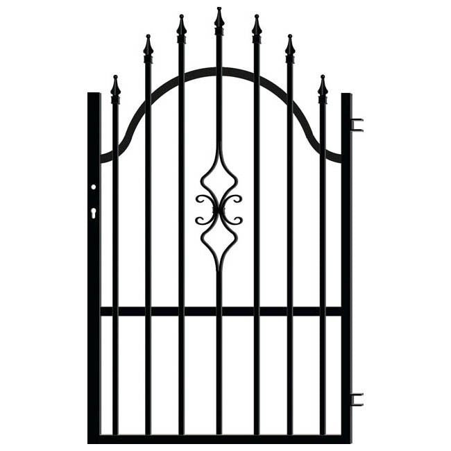 Bellevue Pforte 94 cm x 150 cm wählbar schwarz oder anthrazit